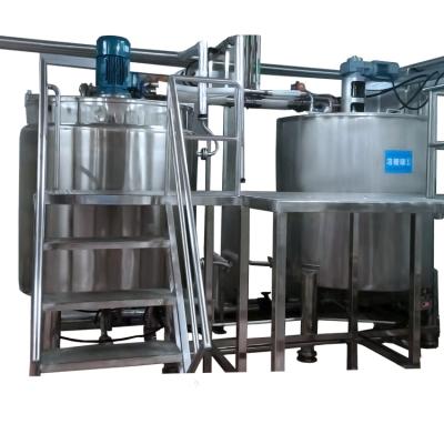 China Building Material Shops Homogeneous Emulsification Production Line For Complete Food Mixing for sale