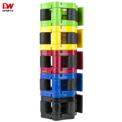 China Yoga Exercise DW SPORTS Colorful Two Quick Release Lock Collar Barbell Thumbs for sale