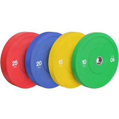 China Universal DW SPORTS Factory Price Rubber Weight Bumper Plates For Body Fitness for sale