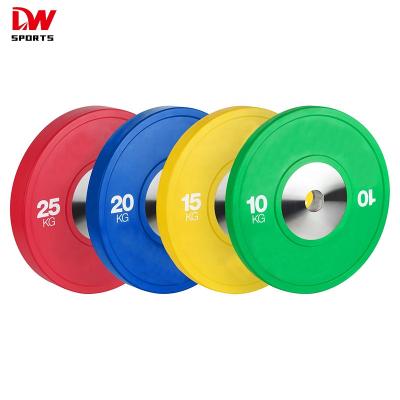 China Universal DW SPORTS Good Quality Competition Plate Weight Bumper Plates For Gym Fitness for sale