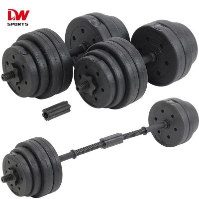 China Universal Gym Fitness Home Doublewin Cheap Dumbbell Sets Adjustable 30kg Dumbbell Set for sale