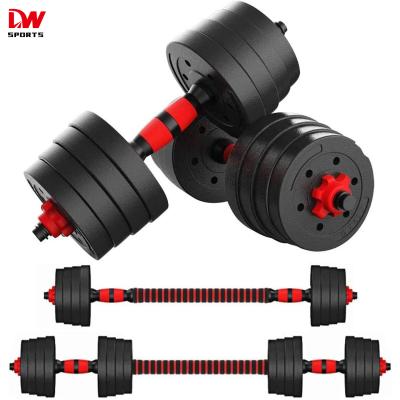 China Home Use DW SPORTS Dumbbell Cement Dumbbell Hot Selling Adjustable Dumbbell Set for sale