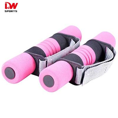 China DW Universal Sports Gym Exercise Muscle Workout Hand Weights Foam Cast Dumbbells for sale