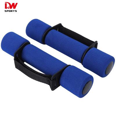 China Universal DW Sports Complete Exercise Fitness Female Fitness Foam Soft Dumbbell for sale