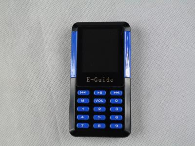 China Handheld Digital Audio Guide Device , Tour Guide System With Lithium Battery for sale