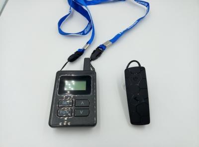 China New Design E8 Ear - Hanging Wireless Audio Guide System With Li - Ion Battery Weight 20 for sale