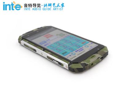 China A9 Android Intelligent 3 - Proof Audio Tour Devices For GPS / Q Rcode Guide for sale