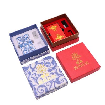 China Recycled Materials High Quality Custom Logo Printing Rigid Card Game Gift Box Playing Card Box Packaging Wholesale for sale