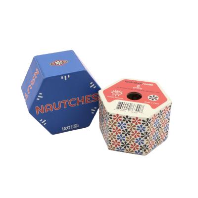 China Customized Customized High Quality Handmade Logo Gift Hexagon Paper Box Small Candy Necklace Jewelry Design Hexagon Wrapping Paper Gift Box for sale