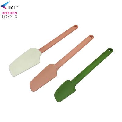 China 3pcs Viable Different Size Silicone Pastry Baking Cake Scraper Spatula for sale