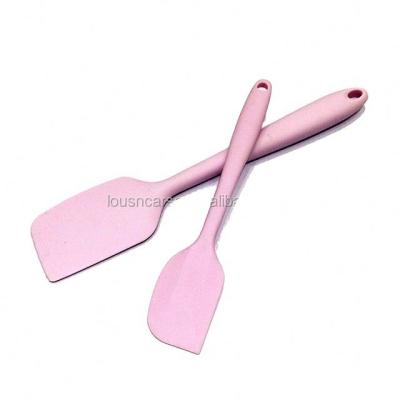 China 2021 2pcs Sustainable Butter Scraper Silicone Knife For Baking Butter Scraping for sale