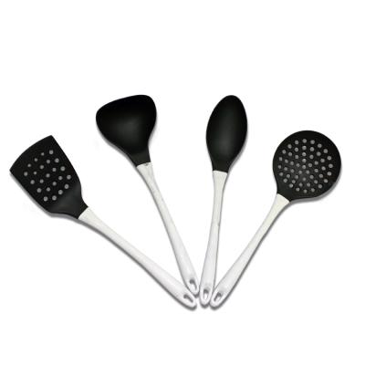 China Amazon Sustainable Hot Sales 4 Pieces Kitchen Cooking Tools Utensil Set Heat Resistant Nylon for sale