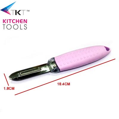 China 2021 Sustainable Pink TPR Handle Stainless Steel Kitchen Tools As Seen On TV for sale