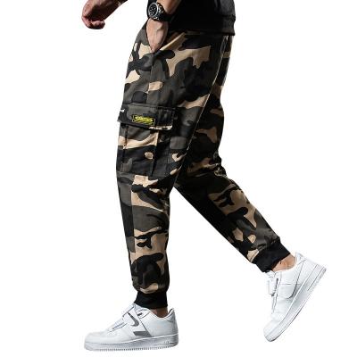 China Wholesale Custom Slim Fit Army Breathable Camouflage Jogger Cargo Pants For Men for sale