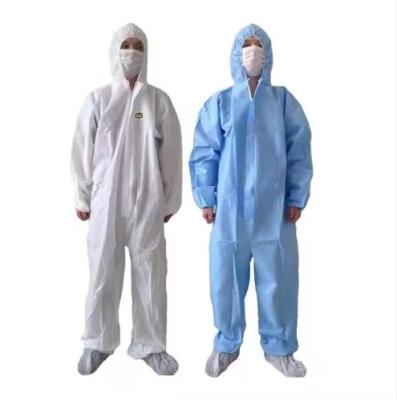 China Protective Disposable Coverall Suit Chemical Oil Resistant Coverall Disposable Coverall cloths for sale