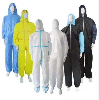 China Disposable Standard Protective Coveralls Disposable Coverall Disposable Jumpsuit Waterproof suits for sale