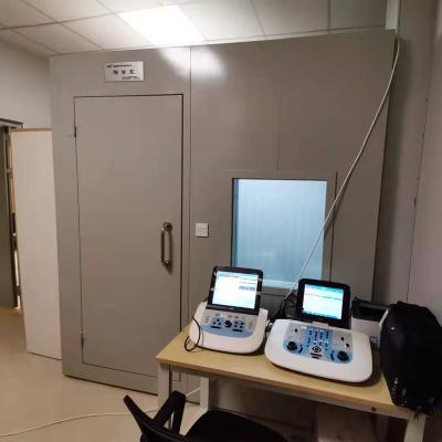 China Contemporary Customized Barrier free door One-way viewing window  audiometric test room for sale