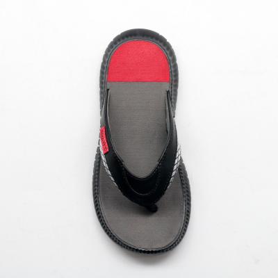 China Outdoor Slippers Custom Cheap Black Red Brand Hot Selling Male Casual Slippers Logo for sale