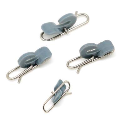 China SEA FISHING IMPACT BAIT CLIP stainless steel+plastic hook return stainless steel+plastic hook quick decoupler fishing bent bait clips fishing for sale