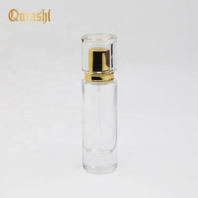 China Cosmetic 20ml wholesale luxury cosmetic spray perfume packaging glass bottle aluminum pump collar plastic cap for sale