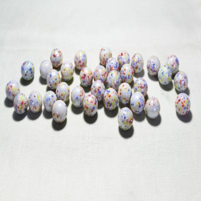 China Nice Mix Color Crystal Glass Loose Milky Marbles For Kids 16mm for sale