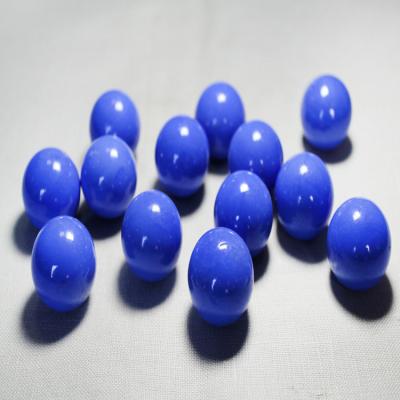 China Decoration Bulk Blue Color Glass Marble Ball With Netbag Package CQ-02 for sale