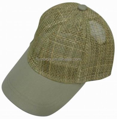 China breathable & Straw Waterproof Paper Baseball Cap for sale