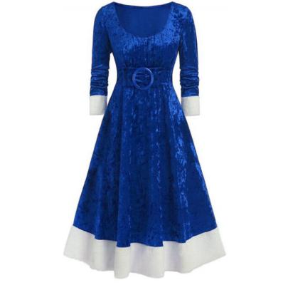 China Christmas Style Breathable Ladies Party Fashion Long Dress for sale