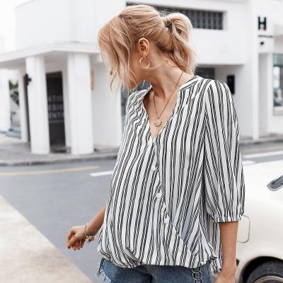 China cheap factory price women Anti-wrinkle full women fashion tops and tops blouses women in china for sale