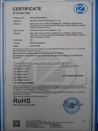 RoHS - Shenzhen Hotack Technology Co., Ltd.