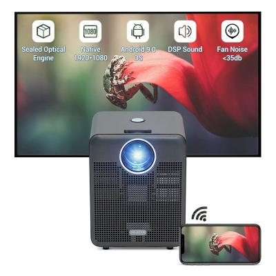 China Pico Hotack New Arrival Portable Smart LED Android 4K Proyector Projector for Travel Camping with Battery for sale