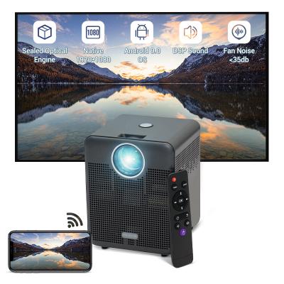 China Pico Hotack Hot Selling LCD High Brightness 120 Inch 1920*1080P Resolution Smart Android Led Mini Projector 4k for sale