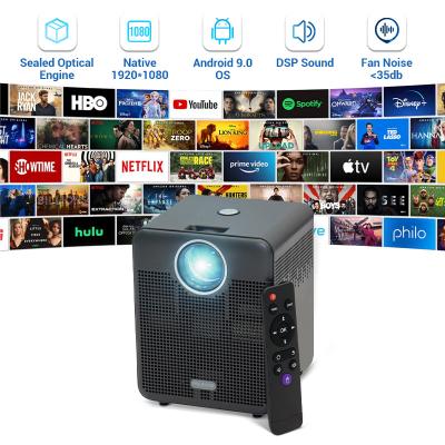 China Pico Hotack Factory Supply Full Hd Android Wifi Smart 4k Projector Home Theater Portable Wireless LCD Display for sale