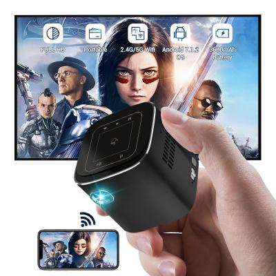 China Super High Quality Smart Outdoor Wireless Portable Android Pico DLP Mini DLP Movie Projector Bluetooth Bluetooth Short Throw Projectors for sale