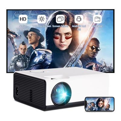 China Pico Factory Wholesale Mini LCD Projector with Android 9 System Screen Share Wireless Projectors for sale