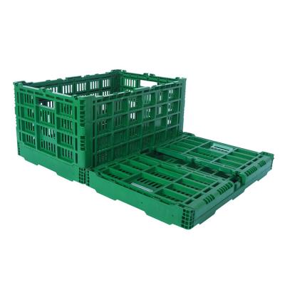 China Plastic Mesh Kitchen Organizer Turnover Fruit Vegetable Supermarket Milk Bread Crate & Barrel Transportation Logistics for sale