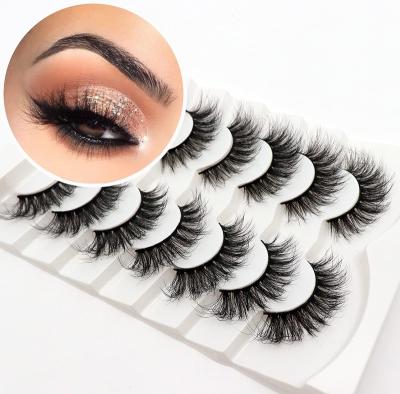 China Made eyes big and beautiful 3D 25mm fluffy real 100% mink eyelash lash wholesale natural vendor handmade full strip with customize box for sale