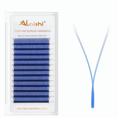 China Natural Long AILAISHI Silk Volume Eyelashes Extension Three Layer Self Blooming Eyelash Individual Eyelash Extensions Dense Lashes for sale