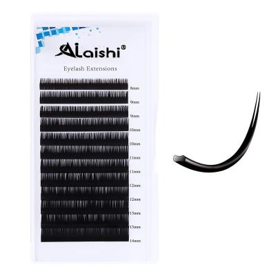 China Natural Long C D CC DD AILAISHI Matte Black Cashmere Lash Extensions Volume Trays Eyelash Extension Supplies 003 Dark Fluffy Lash Extensions for sale