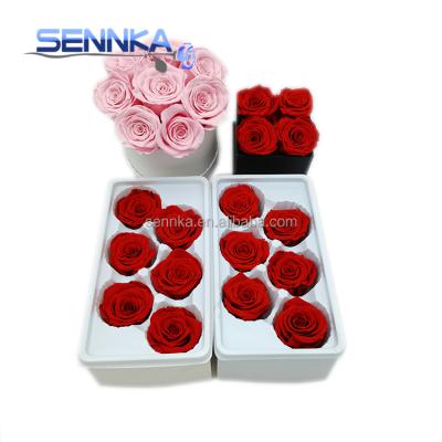 China Green environmental protection better good than natural preserved 5-6cm rose 5-6cm rose Yunnan sennka head for sale