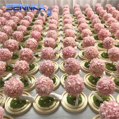 China Green environmental protection hot sale preserved hydrangea flowers for wedding decoration for sale