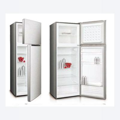 China BCD-308 COMPRESSOR Double Door Refrigerator with Top Freezer for sale