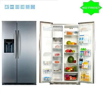 China BCD-515 Frost Freestanding COMPRESSOR Fridge Side By Side With Water Dispenser for sale