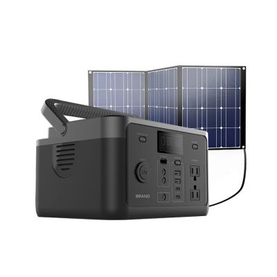 China Type C Customized 300W Portable Solar Generator Backup Power Station ABS Power Station for sale