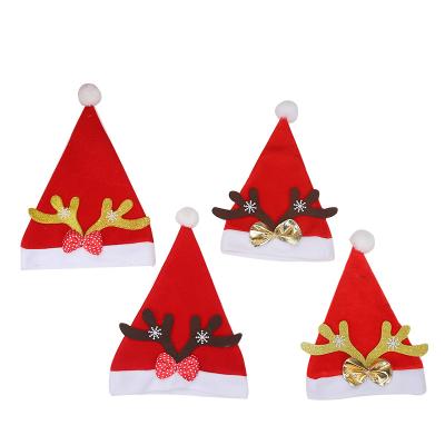 China Wholesale New Design 2020 Santa Christmas Image Elks Hat Funny Christmas Party Hats Party Accessories for sale