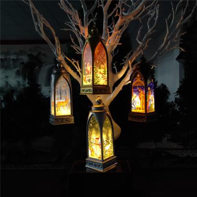 China Antique Christmas Lantern Home Decor Garden Lantern Wholesale Christmas Decorative Supplies Retro Christamas for sale