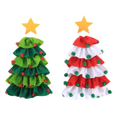 China Christmas Decoration Christmas Tree Wine Bottle Cover Dress Wine Bottle Ornament OEM for sale