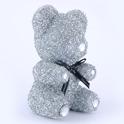 China Wedding decoration & Gift 25cm Diamond Teddy Bear Wedding Gift Home Decor Gift Diamond Bear for sale