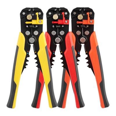 China Clipping & Unshielded Multi-Functiinal Stripping Plier Wire Stripper Tape Telephone Cables Crimping Pliers Tool for sale