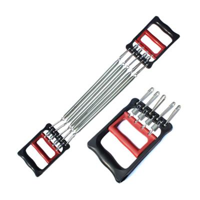 China Galvanized Fitness Equipment 5 Tube Chest Resistance Exercise Expander System With Resistance Bands Strength Trainer Chest Expander Fitness for sale